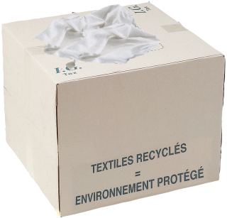 AGIR produit Chiffons d'essuyage textile blancs