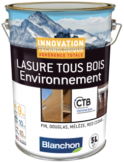 AGIR produit Lasure Tous Bois Environnement
