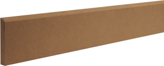 AGIR produit Plinthe rversible MDF brut -10x70mm