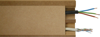 AGIR produit Plinthe technique MDF passe cbles  couvercle