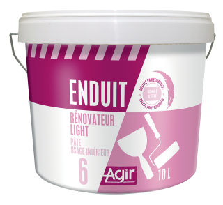 AGIR produit ENDUIT  RENOVATEUR PATE LIGHT