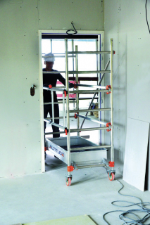 AGIR produit Echafaudage roulant aluminium AL 135 - version base pliante