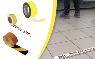 AGIR produit Rouleaux adhsifs pour le marquage des sols