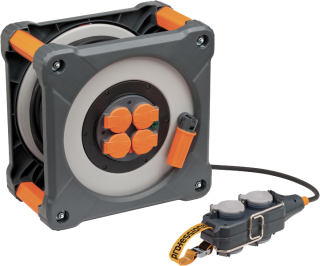 AGIR produit Enrouleur de cble avec Powerblock IP 44 25 + 5 m H07RN-F3G2,5