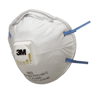 AGIR produit Masque Anti-Poussires 8822 avec Valve 3M Cool Flow -
